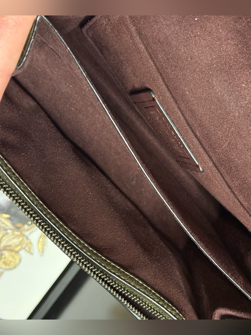 Coach Klare suede and leather Crossbody Bag - Picture 12 of 16
